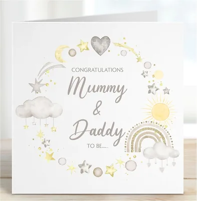 Pregnancy Congratulations Card - Baby Shower Gift