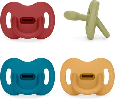 Suavinex, 4 Pañales de Silicona, Miel, Lago, Océano, Chili | Bebés 6/18, SX Pro Fijo Fisiológico, Plano, Reversible