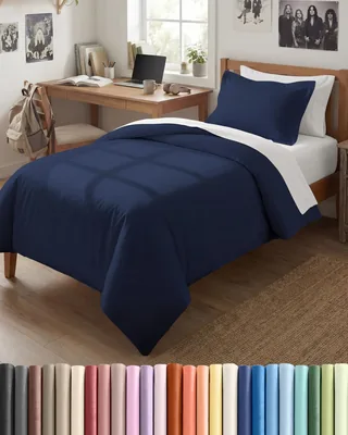 Navy Blue Twin/Twin XL Duvet Cover Set Best Deal