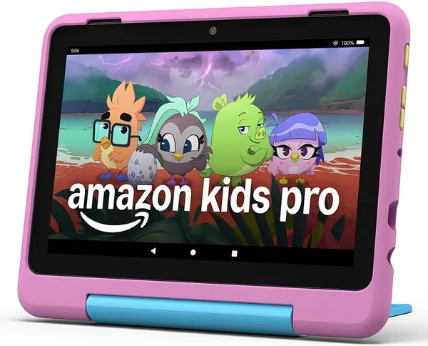 Amazon Fire HD 8 Kids Pro Tablet (neueste Gen), für Kinder von 6-12 Jahren | 3 GB RAM, 8" HD-Display, werbefreie Inhalte, Elternkontrolle
