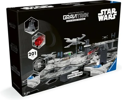 Ravensburger Gravitrax Zestaw Tematyczny Gwiazda Śmierci | GraviTrax Zestaw Akcji Śmierć Star Wars 201 szt.