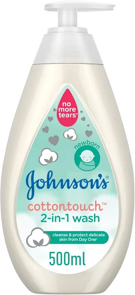 Johnson's CottonTouch Newborn Baby Wash & Shampoo - 28% Off
