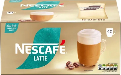 Nescafé Latte Instant Coffee Sachets - 40 x 18g