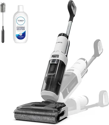 Tineco Floor One Stretch S6 Staubsauger und Feuchttuch, 180°-Flachdesign, 13 cm Absenkungshöhe, 85°C 5-Minuten-Schnelltrocknung