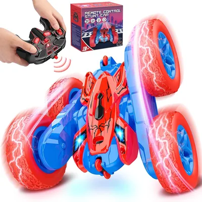 Dreamlandia RC Car, Camion Monster de Control Remoto para Niños 3-10 Años con Luces, 2.4Ghz, Oferta del 26%