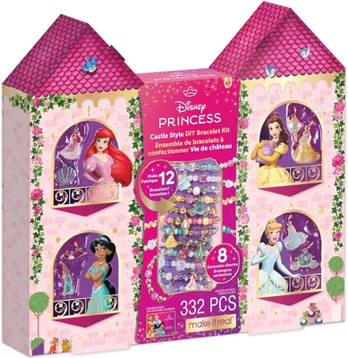 Disney Princess Castle Style DIY Bracelet Kit - 332 pcs