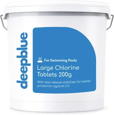 Deep Blue Professional - 200g STABILISERAD Chlorkolvar 10kg LÄNGSKOMMA VÝRKLING