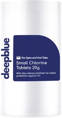 Deep Blue Professional - Mini 20g STABILISERAD Chlore Tableter 1kg LÄNGSFRAMAD