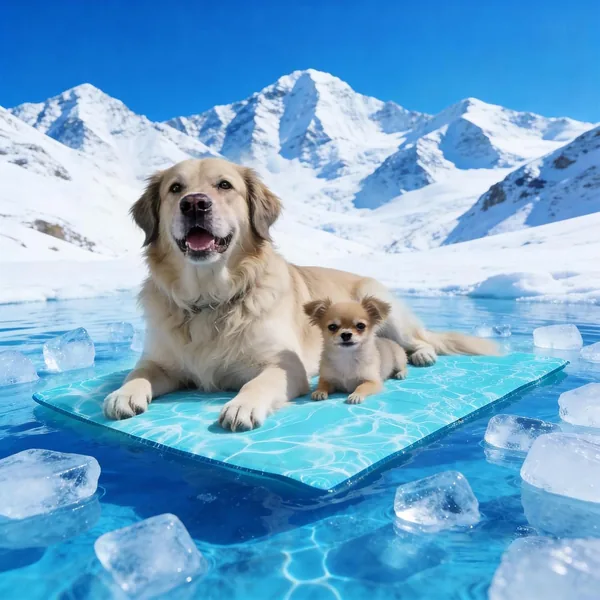 Pawtasy XXL Mat de Refroidissement pour Chiens (120 x 80 cm) - Meilleure Offre