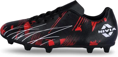 Nivia Infra 20 Mens Football Shoes Lightweight Comfort Maximum Grip Best For Com