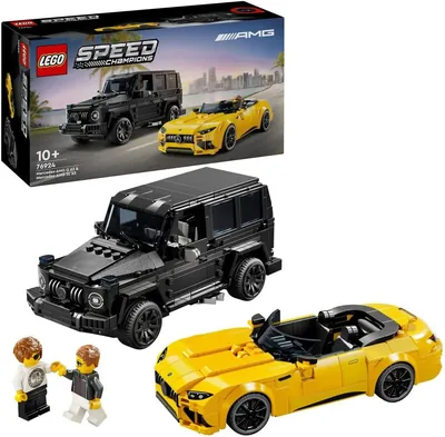 レゴ 76924 スピードチャンピオン メルセデス・AMG G 63 とメルセデス・AMG SL 63 トイ お誕生日プレゼント ブロック 10歳から12歳の子供向け