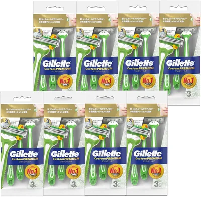 Gillette Custom Premium Gel Shield Razor 24ct SGD 18.17