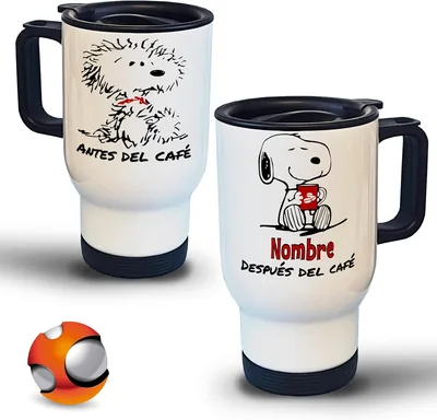 Taza Térmica Personalizada para Auto - Café Regalo Original con Nombre - Cualquier Ocasión
