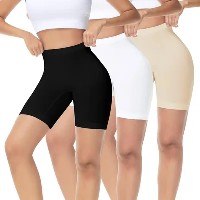 Icereco 3 Pack Dames Fietsbroekjes Anti-scheuren Korte Sportbroek Onder Rok Ondergoed