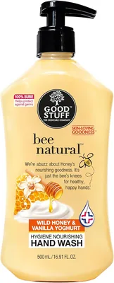 Good Stuff Bee Natural Wild Honey & Vanilla Yoghurt Hand Wash 500ml | 40% Off
