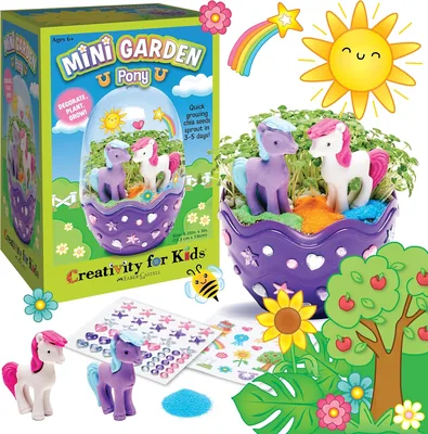 Creativity for Kids Mini Garden: Pony Terrarium Kit