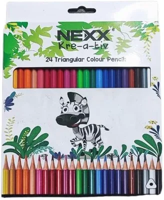 Nexx Colour Me 24 Triangular Pencils - Best Deal