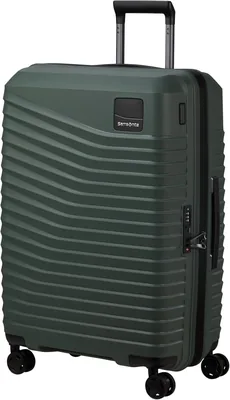 Samsonite Intuo Spinner M, Valise extensible, 69 cm, 79/87 L, Vert (Olive Green) - 40% de réduction