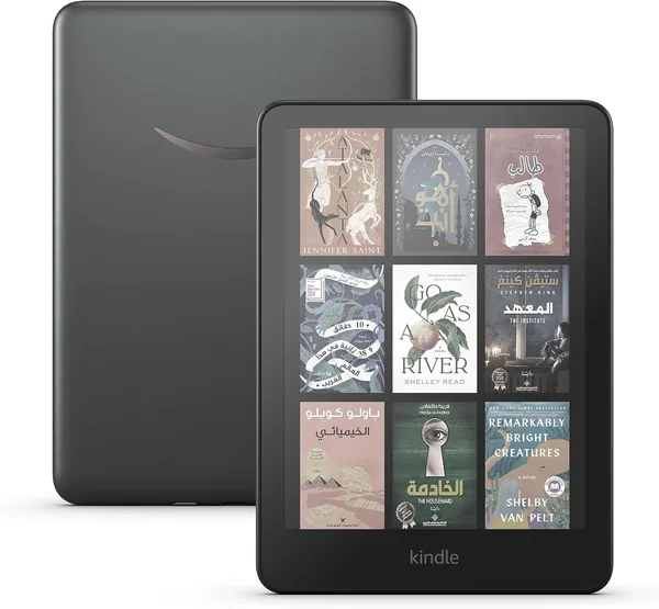 Amazon Kindle Colorsoft Signature Edition (32 GB) - With color display, auto-adjusting front light, wireless charging, and long battery life - Metallic Black