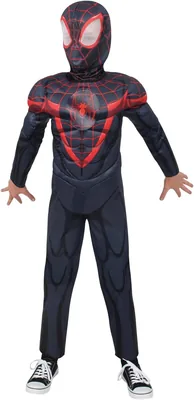 Miles Morales Deluxe Lenticular Costume Kids Marvel Spider-Verse Best Deal