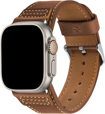 Wristitani Leather Apple Watch Band - Fits 40/41/42/43/44/45/46/49mm | Best Deal