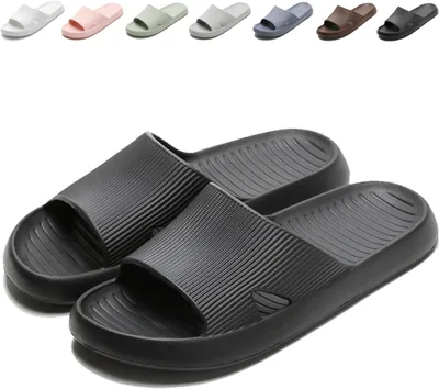 Chaussons de douche Anmerl pour hommes et femmes, doux et confortables, sandales d'été ultra-légères, antidérapantes, séchage rapide - Best Deal