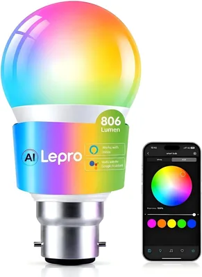 Lepro B22 Smart LED Bulb - RGB+Tunable White