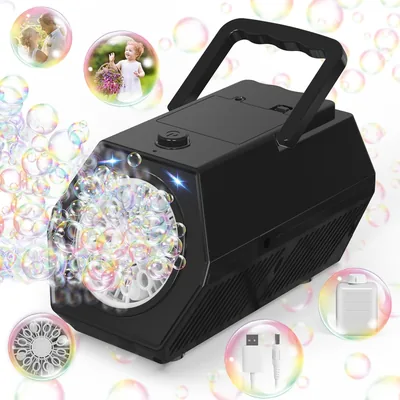 Bombble Ny Bubble Machine Automatisk Såpblasare 10000 Blåsor/Minutt med 240ml Tank Blasare Maskin Geschenk för Barn