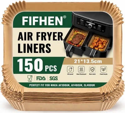 FIFIEN Air Fryer Liners (150PC) for Ninja Dual