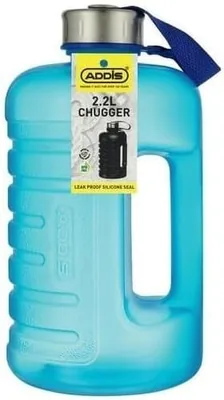 Addis Chugger Sports Water Bottle 2.2L - Black/Blue (Multicolor) Best Deal
