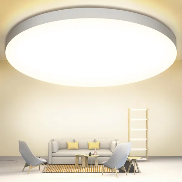 OUILA LED Ceiling Light 24 W, Ceiling Lamp 4000 K 2000 LM Bathroom Ceiling Light IP44 Waterproof Round