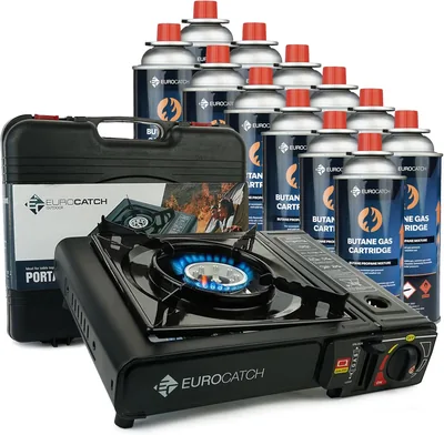 Eurocatch Gas Cooker - 12 Bottle Set