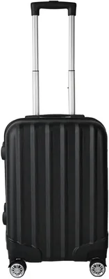 Mala de Viagem de Bordo Silent Noronha 10kg - Padrão ANAC | Rígida em ABS | 4 Rodas Duplas 360° | Cadeado Numérico Integrado