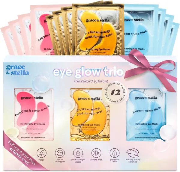 Grace & Stella Award Winning Under Eye Patches (12 pairs)