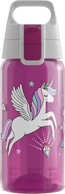 SIGG Viva One - Kindertrinkflasche, für Karbongetränke, verschlusssicher, spülmaschinenfest, BPA-frei, für Sportler