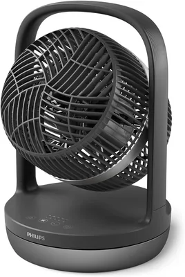Philips Oscillating Tabelfan Ser. 3000 - Stille och kraftfull med SilentWings teknologi. 23 dB. Luftföreingang. Anpassbar.