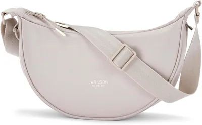 Larkson Solveig Borse a Spalla Donna, Beige - Piccola - Borsa a Crescente - Elegante e Casual Piccole Borse a Spalla