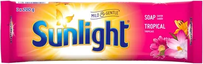Sunlight Tropical Laundry Bar Soap 2x200g | 44% Off