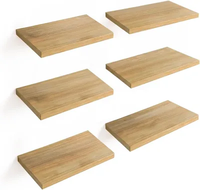 Estantes Flotantes Redlemon de Madera Minimalistas 30 x 15 cm