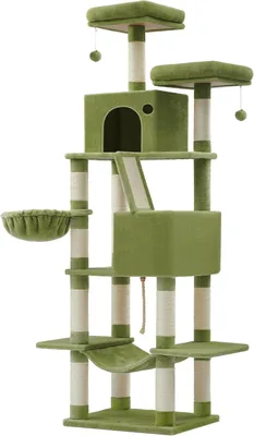 Árbol para Gatos Feandrea de 203.5 cm con 2 Cuevas y Plataformas