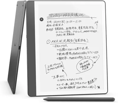 Kindle Scribe ノートブック デザイン - 10.2インチディスプレイ、64GBストレージ、ノート機能搭載、プレミアムペン付き、タングステン (2024年発売) ベストディール