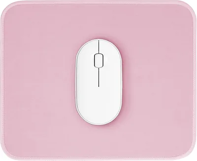 ZYAOTWQZ Pink Mouse Pad, 10.2 x 8.2 Inch, Splash-Proof Textured, Stitched Edge Non-Slip Waterproof