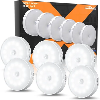 daphomeu Motion Sensor Lights - 6 Pack