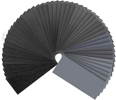 Shineboc 51-Sheet Sandpaper Assortment