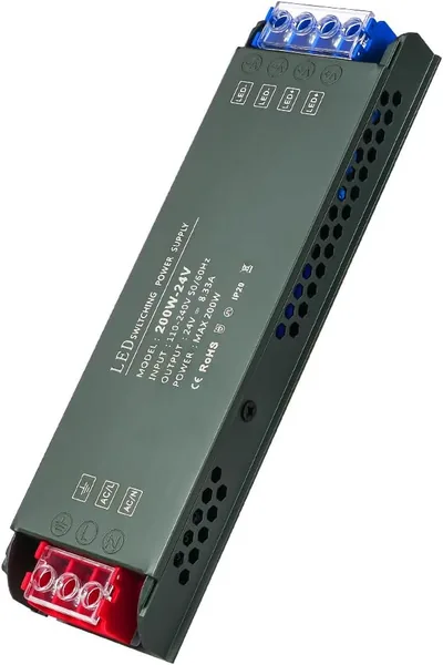 URAQT Transformer 220V to 24V, 200W LED Power Supply