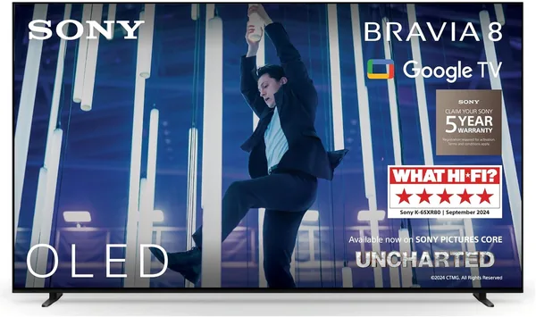 Sony BRAVIA 8 OLED K65XR80 65 Inch 4K HDR Smart TV