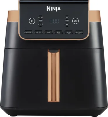 Ninja Air Fryer MAX PRO, 6.2 Litre, Olsvet, Stort kvadratiskt enkelt skak, Familjefrän, Non-Stick, Dishwasher Safe Basket - 8% Avrinkt