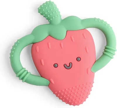 Itzy Ritzy Strawberry Teether for Babies - 7% Off