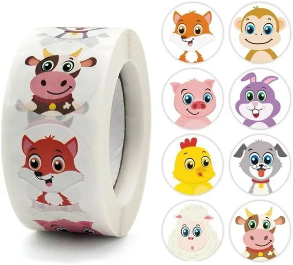PLAYZOCO Animal Stickers for Children