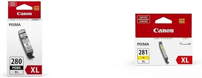 Canon PGI-280XL Black & CLI-281XL Yellow Ink Tanks